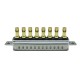D SUB 8pin Connector Straight Male Solder 8Zinc Alloy High Current 8W8 10A