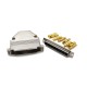 D-sub 8W8 Female Connector Straight Type Solder Type with Machine Pin with Metal Shell D-sub 8W8 Female Connector Straight Type Solder Type with Machine Pin with Metal Shell