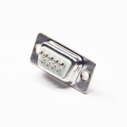 D sub 9 cable Standard Type Zinc Alloy D-sub 9 Pin Male White Insulator Solder Type for Cable 30pcs