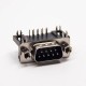 D SUB 9 Pin Connector Male Right Angled Staking Type Through Hole with Harpoon D SUB 9 Pin Connector Male Right Angled Staking Type Through Hole with Harpoon