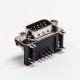 D SUB 9 Pin Connector Male Right Angled Staking Type Through Hole with Harpoon D SUB 9 Pin Connector Male Right Angled Staking Type Through Hole with Harpoon