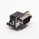 D SUB 9 Pin Connector Male Right Angled Staking Type Through Hole with Harpoon D SUB 9 Pin Connector Male Right Angled Staking Type Through Hole with Harpoon