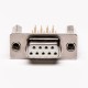 D sub 9 Pin Female Connector 180° Through Hole staking Type D sub 9 Pin Female Connector 180° Through Hole staking Type