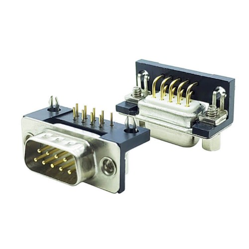 D SUB 9Pin Connector Right Angled Male Through Hole 9pin RS232 Serial Port 2 Rows Bur D SUB 9Pin Connector Right Angled Male Through Hole 9pin RS232 Serial Port 2 Rows Bur