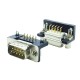 D SUB 9Pin Connector Right Angled Male Through Hole 9pin RS232 Serial Port 2 Rows Bur D SUB 9Pin Connector Right Angled Male Through Hole 9pin RS232 Serial Port 2 Rows Bur