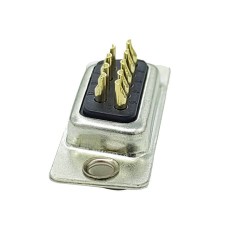 D SUB 9Pin Connector Straight Female Solder Type 9pin RS232 Serial Port 2 Rows Bur