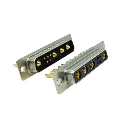 D SUB 9Pin Connector Straight Male Female Solder Type 9pin 9W4 2 Rows High Current