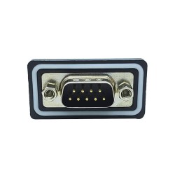 D SUB 9Pin Connector Straight Male Through Hole COM Serial Port 9Pin Waterproof Bur