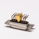 D SUB Coaxial Connector 11W1 Right Angled Solder Type Receptacle For PCB Mount D SUB Coaxial Connector 11W1 Right Angled Solder Type Receptacle For PCB Mount