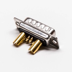 D SUB connector 7W2 Male Power Straight Solder Type For Cable