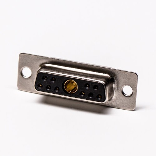 D SUB Connector Cable Mount 11W1 Female Straight Solder Type for Cable with Staking D SUB Connector Cable Mount 11W1 Female Straight Solder Type for Cable with Staking