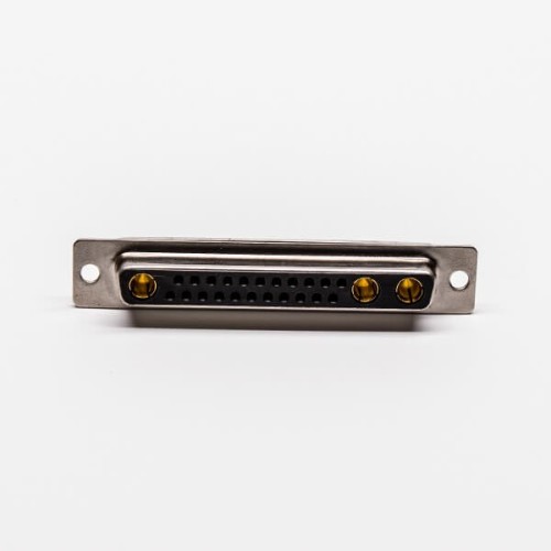 D SUB Connector Female 25W3 Through Hole 180° Staking Type For PCB Mount D SUB Connector Female 25W3 Through Hole 180° Staking Type For PCB Mount
