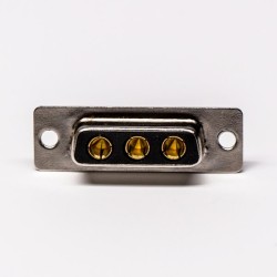 D SUB Connector Female 3W3 180° Staking Type and Solder Type For Cable