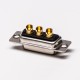 D SUB Connector Female 3W3 180° Staking Type and Solder Type For Cable D SUB Connector Female 3W3 180° Staking Type and Solder Type For Cable