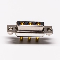 D SUB Female 3W3 Power Connector 180° Through Hole Solder Type for PCB Mount