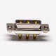 D SUB Female 3W3 Power Connector 180° Through Hole Solder Type for PCB Mount D SUB Female 3W3 Power Connector 180° Through Hole Solder Type for PCB Mount