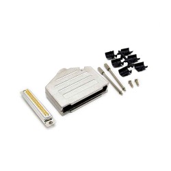 D-sub Female Connector 37Pin Straight Solder Type with Metal Backshell