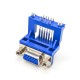 D-sub HD Pin 15 Female 90° Degree Elevated Staking Type for PCB Mount D-sub HD Pin 15 Female 90° Degree Elevated Staking Type for PCB Mount
