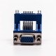 D-sub HD Pin 15 Female 90° Degree Elevated Staking Type for PCB Mount D-sub HD Pin 15 Female 90° Degree Elevated Staking Type for PCB Mount