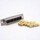 D Sub High Current Combo Connector 5W5 Male Socket Single Port Stamped Pin Solder Type D Sub High Current Combo Connector 5W5 Male Socket Single Port Stamped Pin Solder Type