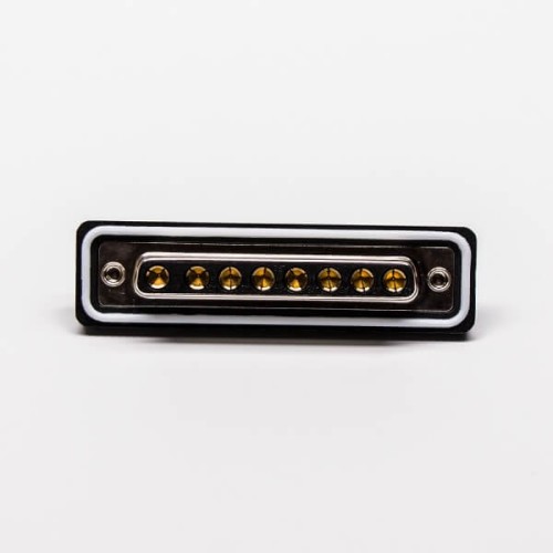 D sub IP67 Female Machined 8w8 Power Straight Connector for Cable 20pcs