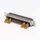 D SUB Male Connector Power 21W4 180° Solder Type for Cable with Staking D SUB Male Connector Power 21W4 180° Solder Type for Cable with Staking