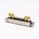 D SUB Male Connector Power 21W4 180° Solder Type for Cable with Staking D SUB Male Connector Power 21W4 180° Solder Type for Cable with Staking