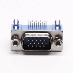 D-sub Male Connector Right Angled 15 Pin staking type