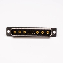D SUB Power Connector 13W6 Solder Type Male Straight for Cable Staking Type