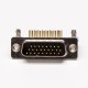 D sub Right Angle Plug 8.89 Staking type 26 Pin Machined Pin PCB Mount D sub Right Angle Plug 8.89 Staking type 26 Pin Machined Pin PCB Mount