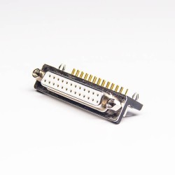D SUB Right Angled 25 Pin Female DIP Type Staking Type for PCB Mount 20pcs