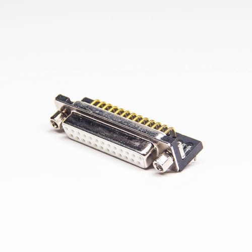 D SUB Right Angled 25 Pin Female DIP Type Staking Type for PCB Mount D SUB Right Angled 25 Pin Female DIP Type Staking Type for PCB Mount