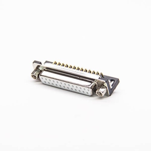D SUB Right Angled Connector Female Machine 25 Pin Staking Type Through Hole for PCB Mount 20pcs D SUB Right Angled Connector Female Machine 25 Pin Staking Type Through Hole for PCB Mount 20pcs