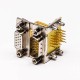 D SUB Stacked Connector 15Pin Male 90° 19.05 Staking type White Receptacle For PCB Mount D SUB Stacked Connector 15Pin Male 90° 19.05 Staking type White Receptacle For PCB Mount
