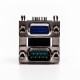 D sub Stacked Connector Degree Staking Type Though Hole for PCB Mount D sub Stacked Connector Degree Staking Type Though Hole for PCB Mount