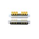 D-SUB13W6 Male Straight Solder Type 10A 20A 30A 40A Gold Plated Machine pin