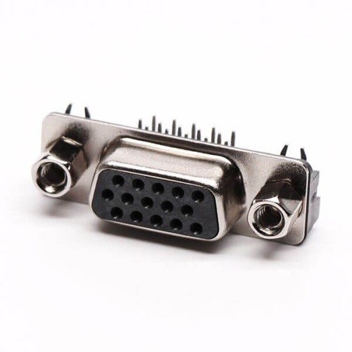 DB 15 90° High Density Staking Type Though Hole for Pcb Mount DB 15 90° High Density Staking Type Though Hole for Pcb Mount