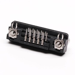 DB 15 90° High Density Staking Type Though Hole for Pcb Mount