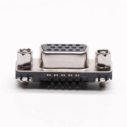DB 15 90° High Density Staking Type Though Hole for Pcb Mount