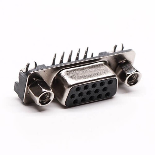 DB 15 90° High Density Staking Type Though Hole for Pcb Mount DB 15 90° High Density Staking Type Though Hole for Pcb Mount