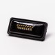 DB 15 Waterproof Male 180° Machined Cable Connector Solder Type DB 15 Waterproof Male 180° Machined Cable Connector Solder Type