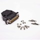 DB 25 Male Connector used with Coaxial Cable Straight Solder Type 20pcs DB 25 Male Connector used with Coaxial Cable Straight Solder Type 20pcs