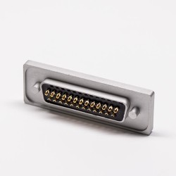 DB 25 Waterproof Straight Male Cable Connector Solder Type