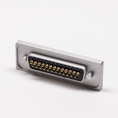 DB 25 Waterproof Straight Male Cable Connector Solder Type DB 25 Waterproof Straight Male Cable Connector Solder Type