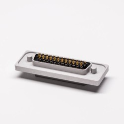 DB 25 Waterproof Straight Male Cable Connector Solder Type
