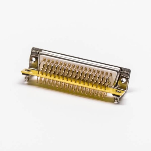 DB 50 Pin Connector Right Angled Female Mechined Pin Solder Type DB 50 Pin Connector Right Angled Female Mechined Pin Solder Type
