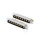 DB 8W8 Male 180° Through Hole 10A 20A 30A 40A Gold Plated Machine pin Single Hole