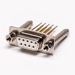 DB 9 PCB Mount Straight Female staking Type Through Hole for PCB Mount 20pcs