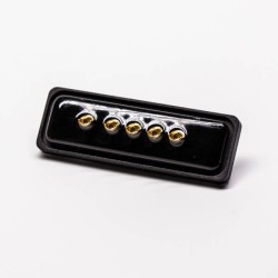 DB IP67 Female Straight 5w5 Machined Connextor for Cable Solder Type