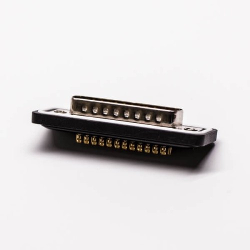 DB IP67 Rating Male 180° 25 Pin Machined Cable Connector Solder Type DB IP67 Rating Male 180° 25 Pin Machined Cable Connector Solder Type